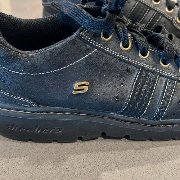 Vtg Y2K Sketchers Jammers Black Leather Platform, Size 8.5 - Picture 8 of 11